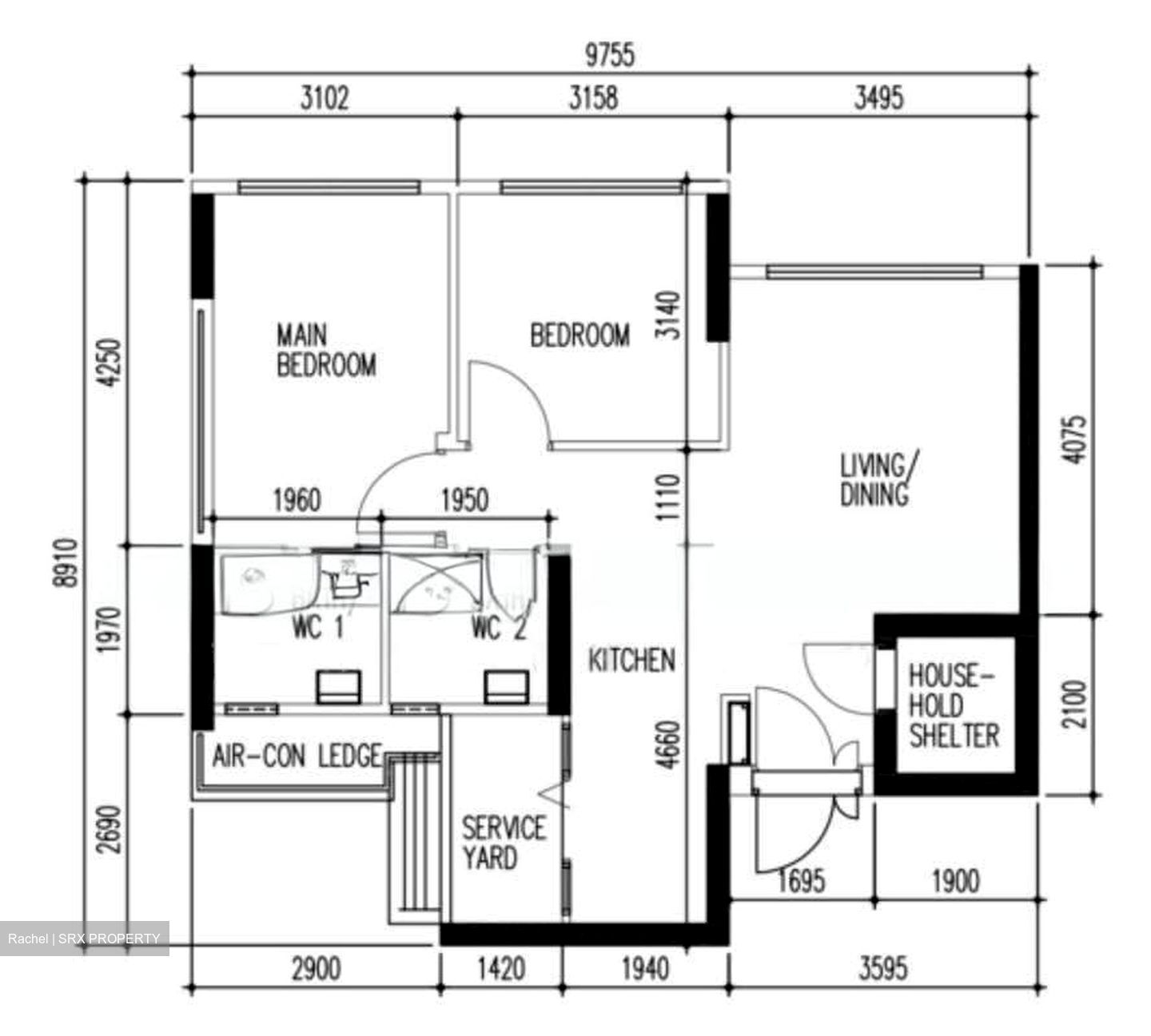 Blk 109A Eastglen @ Canberra (Sembawang), HDB 3 Rooms #610495991